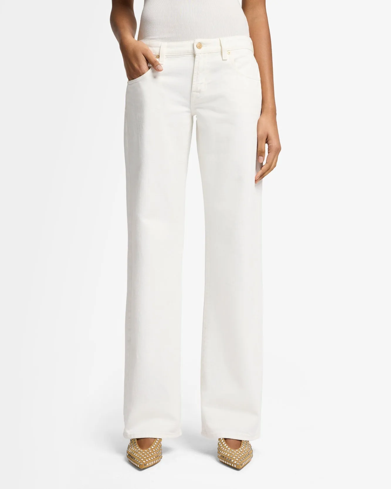 MANKIND Low Straight in Milky Way sold by 7 For All Mankind product image thumbnail 3