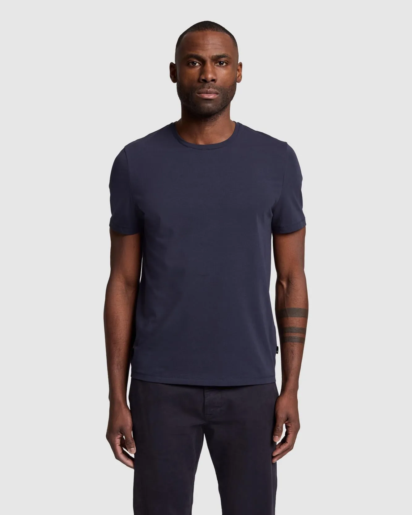 Luxe Performance Tee in Navy sold by 7 For All Mankind