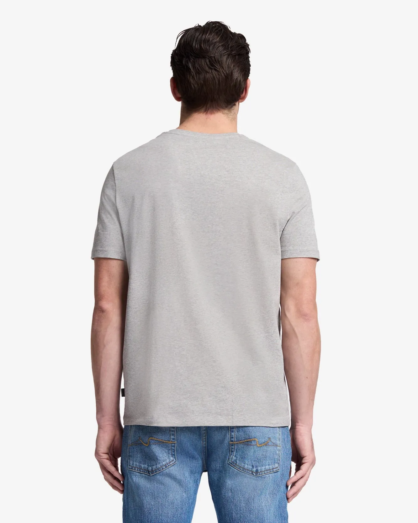 Luxe Performance Tee in Grey sold by 7 For All Mankind product image thumbnail 5