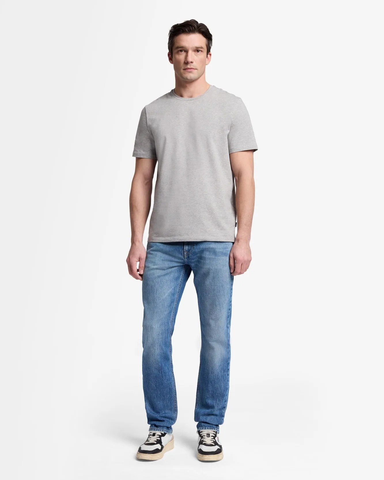 Luxe Performance Tee in Grey sold by 7 For All Mankind product image thumbnail 3