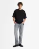 Short Sleeve Relaxed Tee in Black sold by 7 For All Mankind