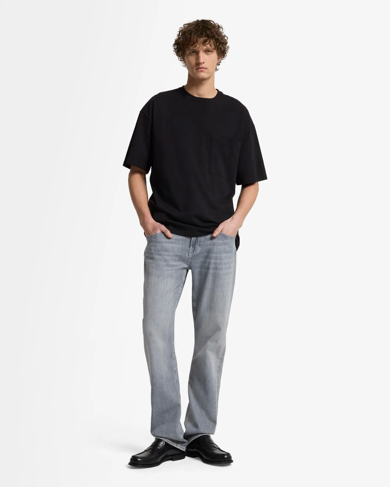 Short Sleeve Relaxed Tee in Black sold by 7 For All Mankind product image thumbnail 3