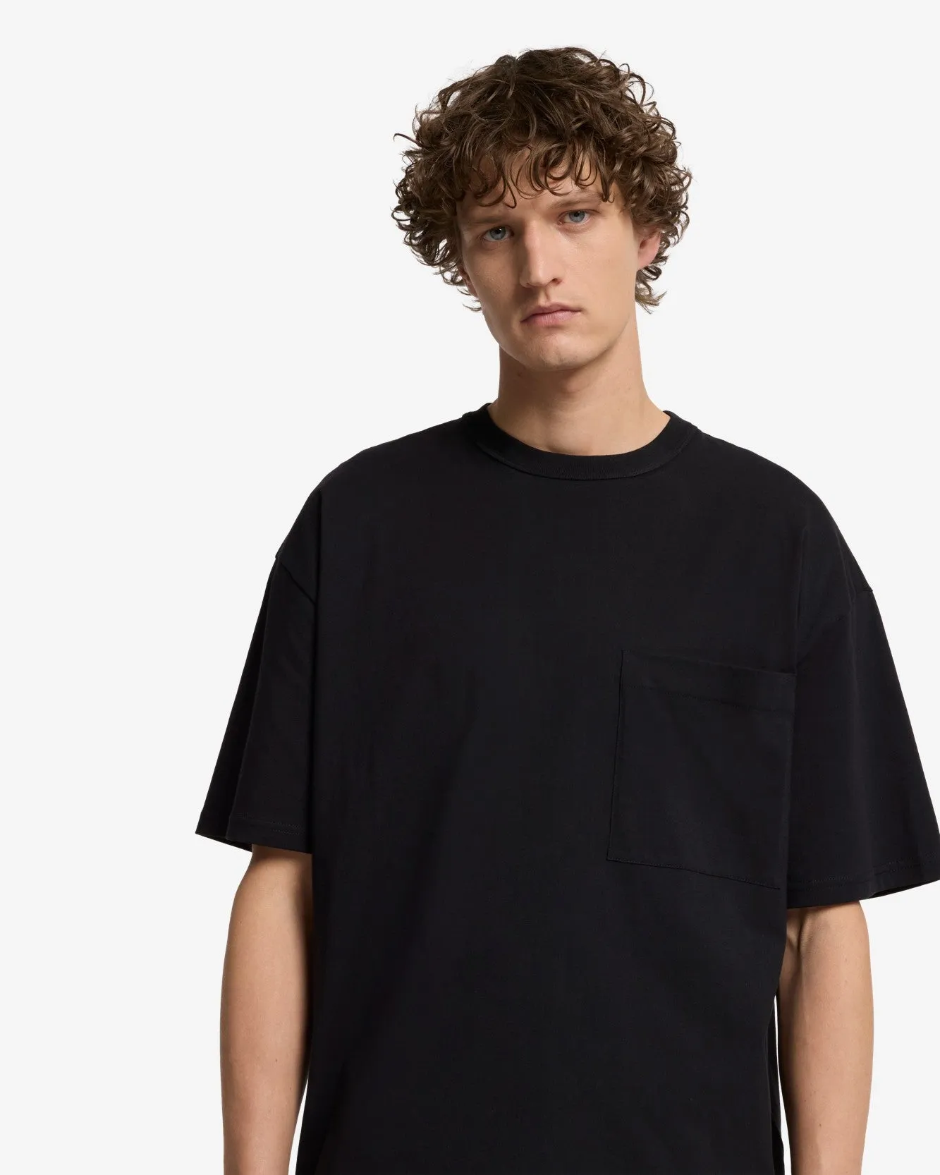 Short Sleeve Relaxed Tee in Black sold by 7 For All Mankind product image thumbnail 4