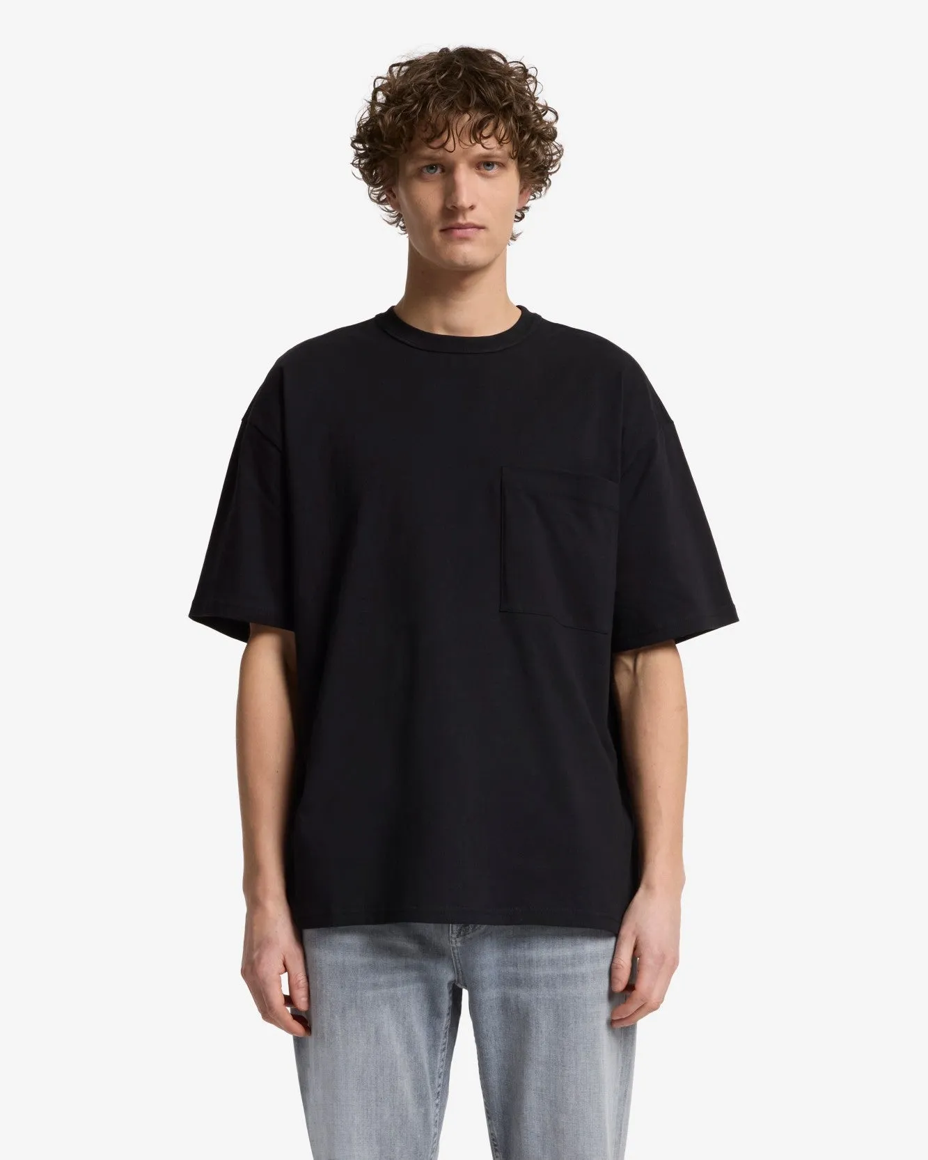 Short Sleeve Relaxed Tee in Black sold by 7 For All Mankind product image thumbnail 2