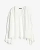 Silk Blend Ariel Shirt in White sold by 7 For All Mankind