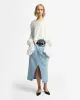 Silk Blend Ariel Shirt in White sold by 7 For All Mankind