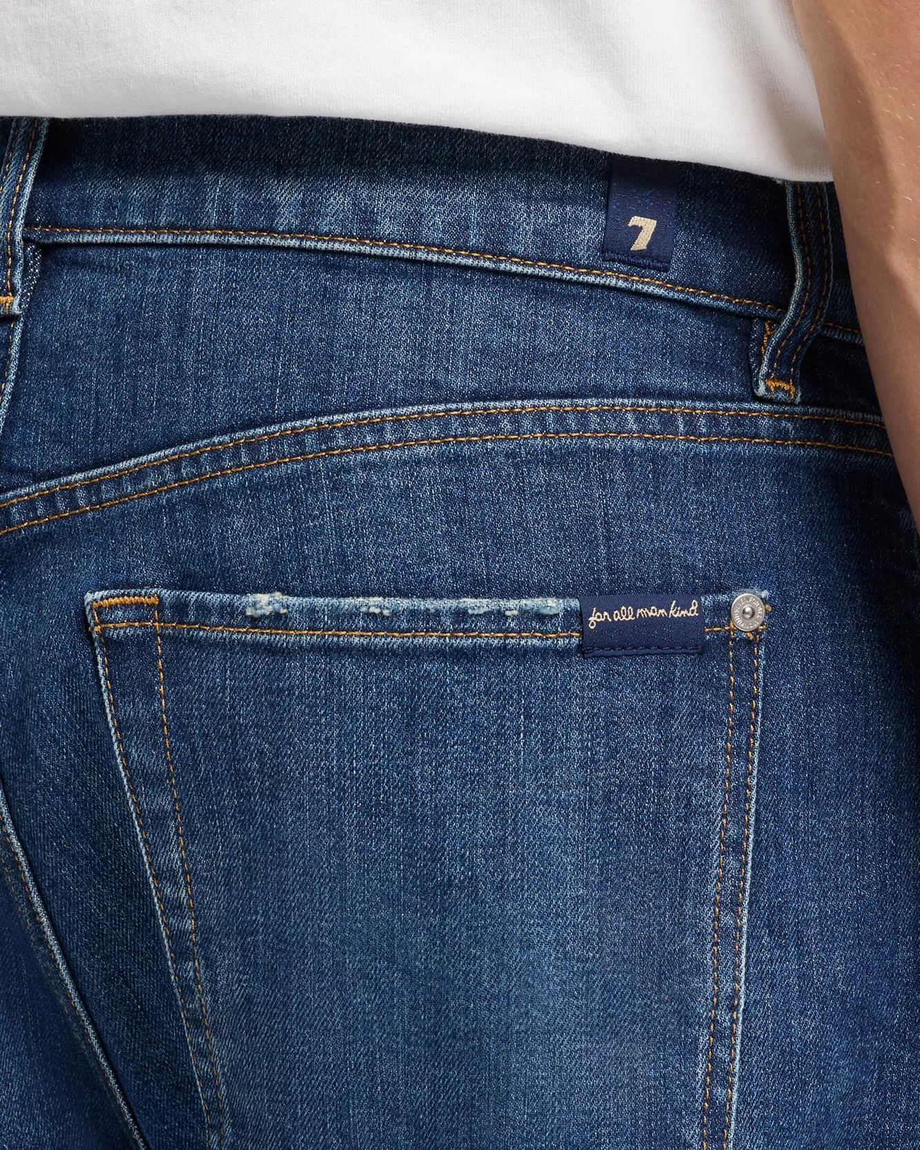 Multicount Modern Straight in Trad Blue sold by 7 For All Mankind product image thumbnail 4