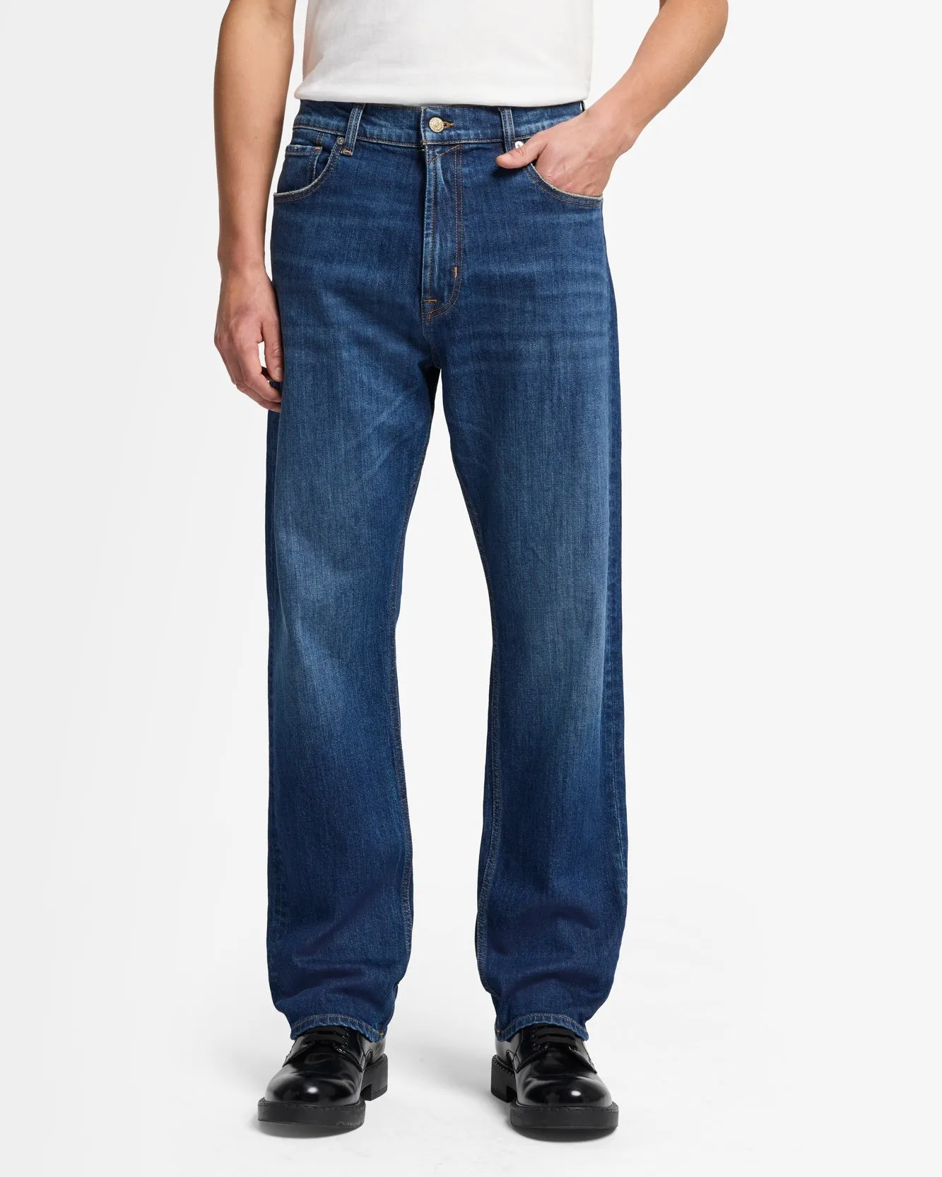Multicount Modern Straight in Trad Blue sold by 7 For All Mankind product image thumbnail 3