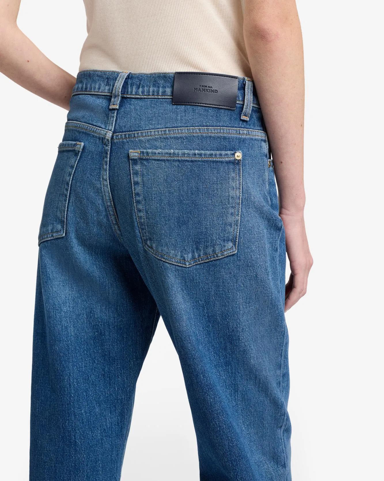 MANKIND Tess Trouser in Explorer sold by 7 For All Mankind product image thumbnail 4