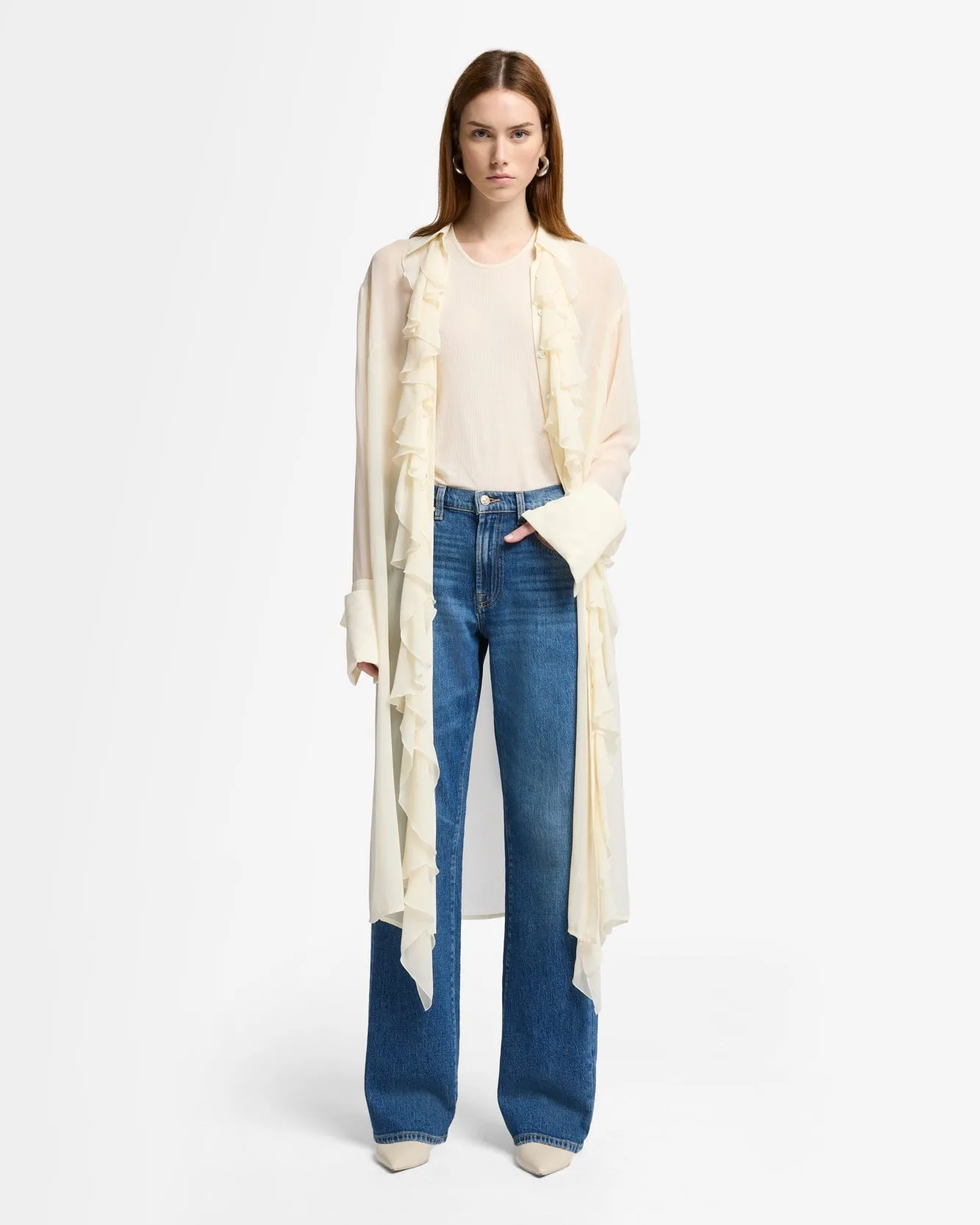 MANKIND Tess Trouser in Explorer sold by 7 For All Mankind product image thumbnail 2