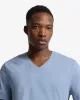 Luxe Performance V-Neck Tee in Slate Blue sold by 7 For All Mankind