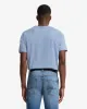 Luxe Performance V-Neck Tee in Slate Blue sold by 7 For All Mankind