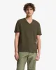 Luxe Performance V-Neck Tee in Forest Green sold by 7 For All Mankind