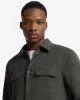 Fluid Military Shirt in Forest Green sold by 7 For All Mankind