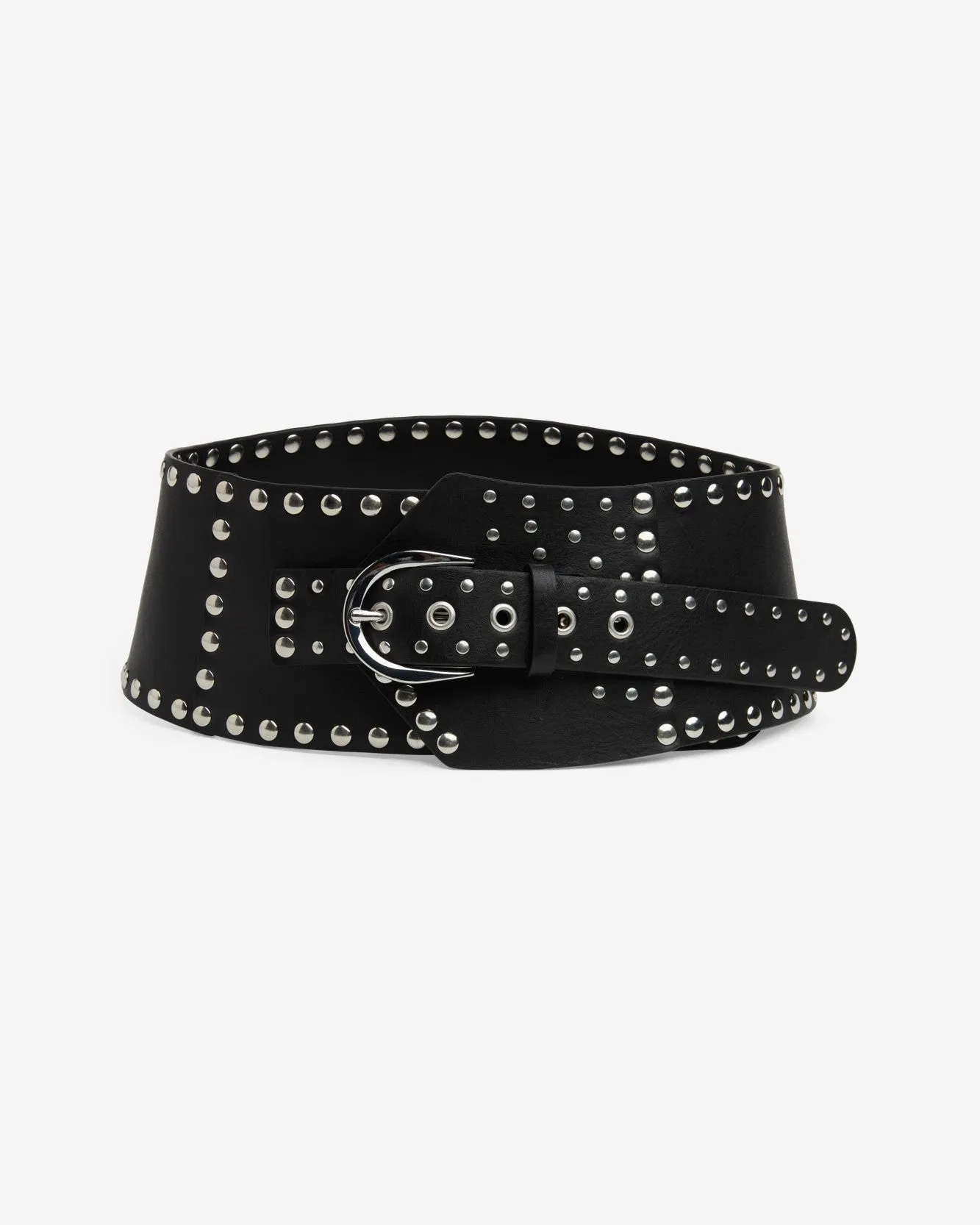 Studded Waist Belt in Black sold by 7 For All Mankind