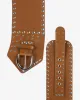 Studded Waist Belt in Honey sold by 7 For All Mankind