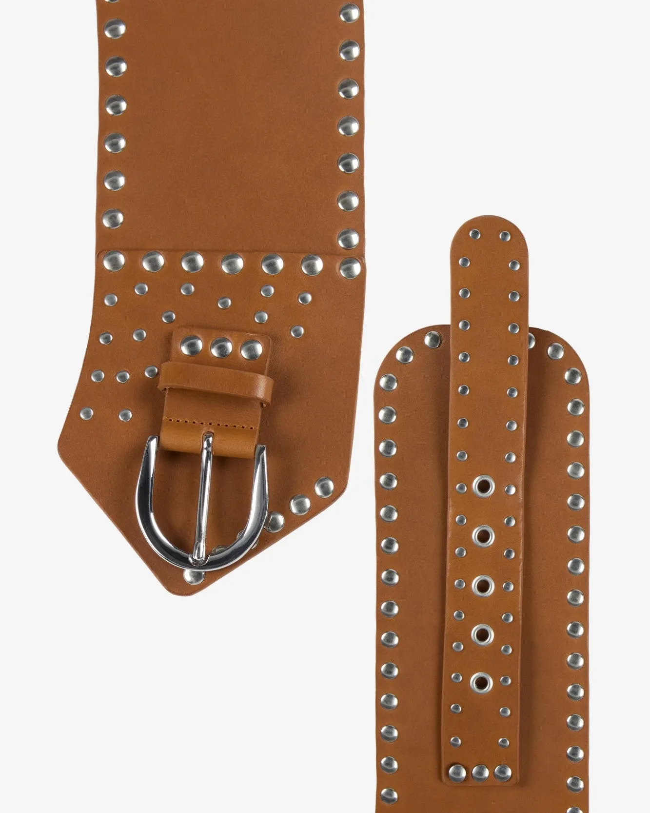 Studded Waist Belt in Honey sold by 7 For All Mankind product image thumbnail 3