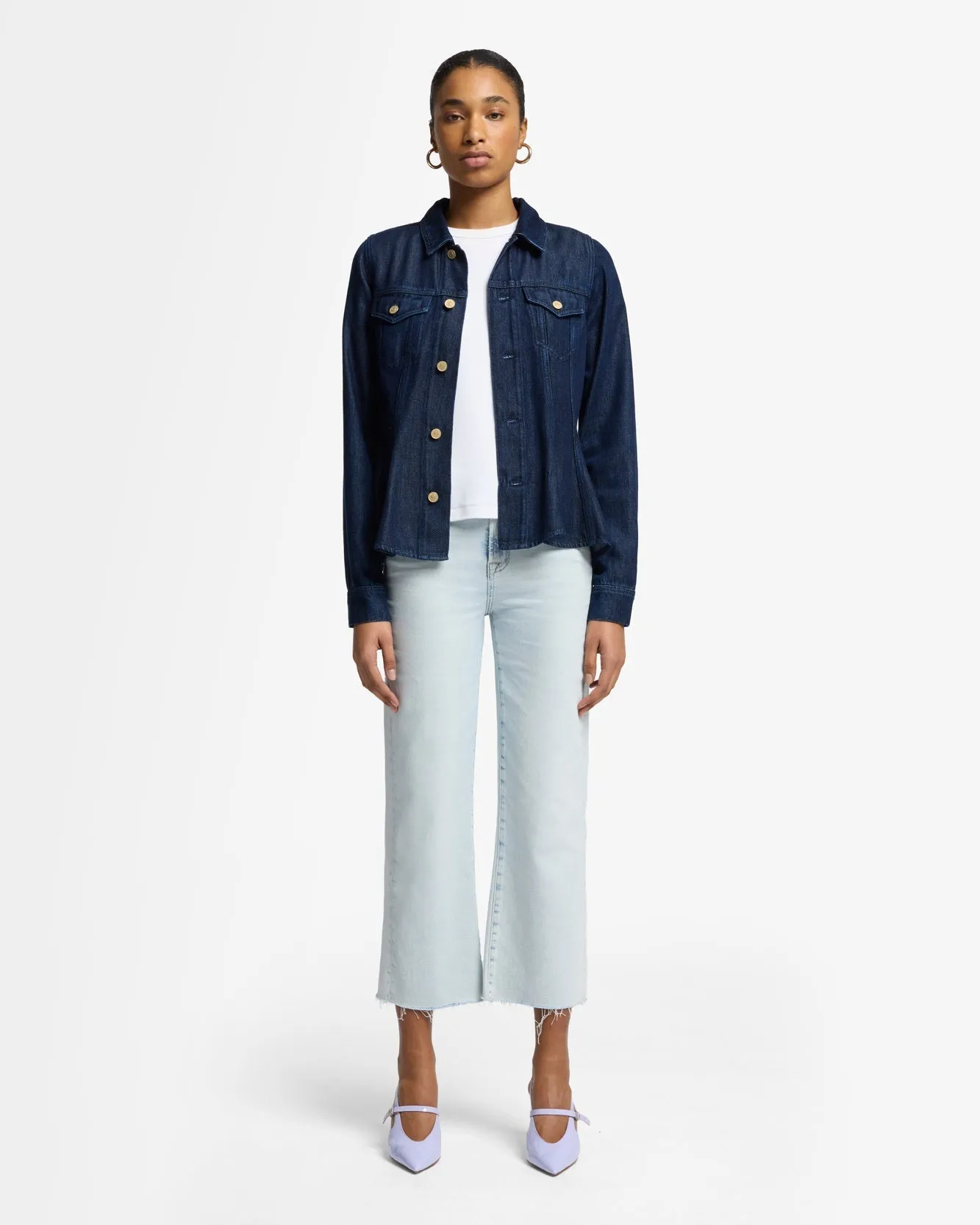 Luxe Vintage Cropped Alexa in Maui sold by 7 For All Mankind product image thumbnail 2