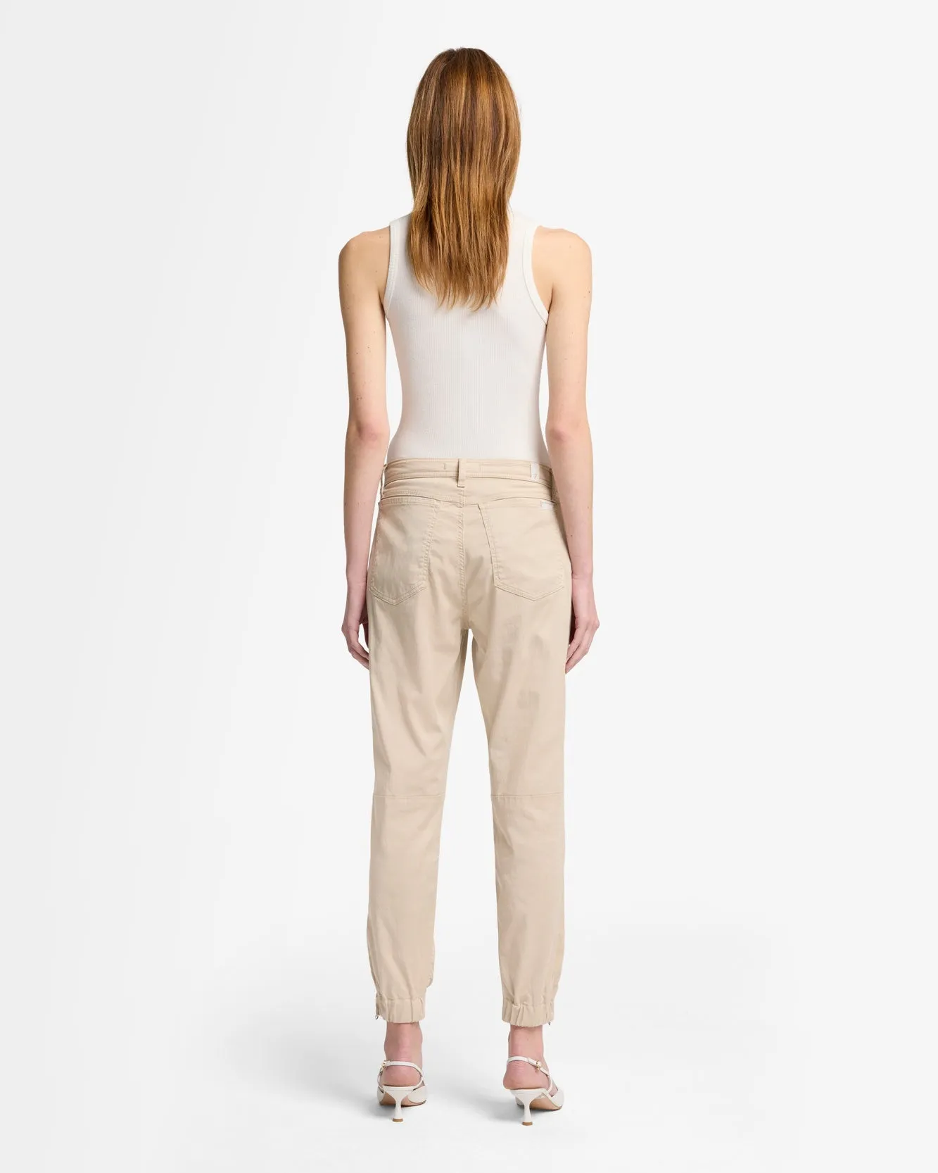 Darted Boyfriend Jogger in Cold Brew sold by 7 For All Mankind product image thumbnail 5