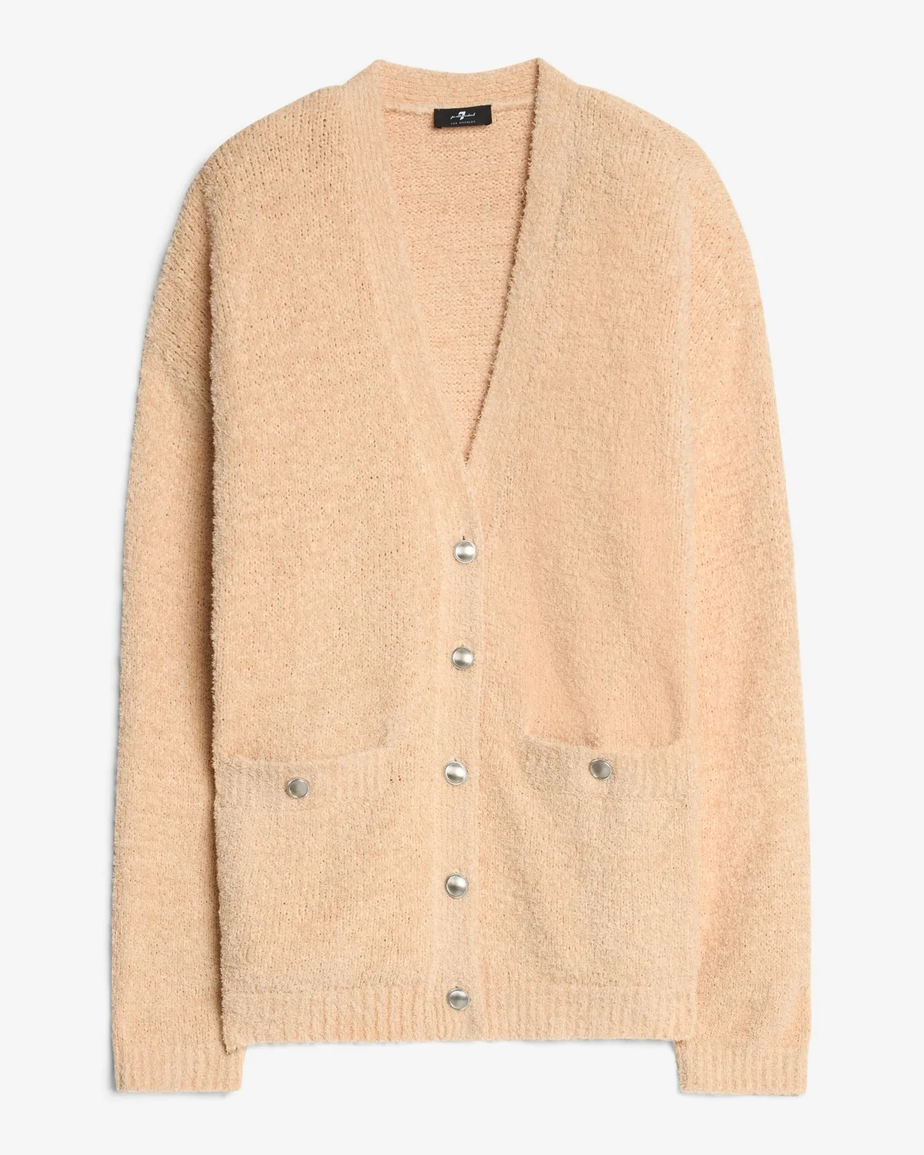 Oversized Cardigan in Sand sold by 7 For All Mankind