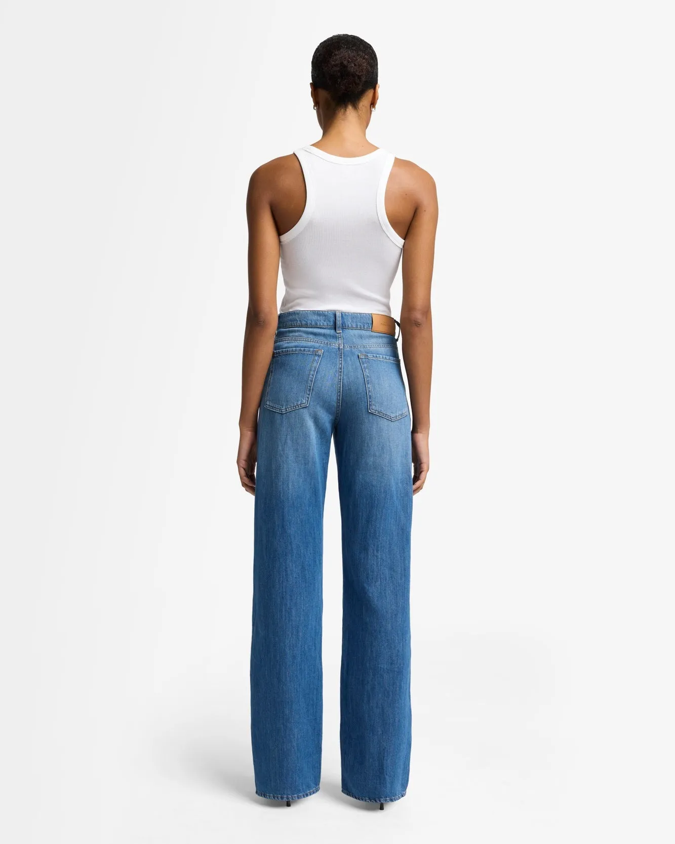 Linen Blend Tess Trouser in Phoenix sold by 7 For All Mankind product image thumbnail 5