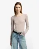 Long Sleeve Crew in Plum sold by 7 For All Mankind