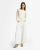 MANKIND Bonnie Barrel Leg in Milky Way sold by 7 For All Mankind
