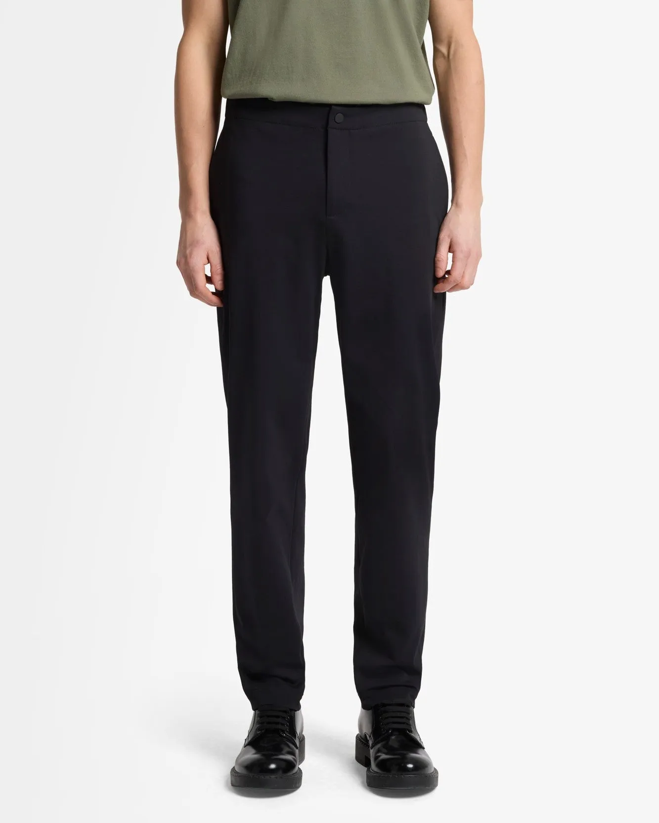 Luxe Performance Knit Hybrid Pant in Black sold by 7 For All Mankind product image thumbnail 2