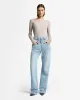 Double Waist Trouser in Bleach sold by 7 For All Mankind