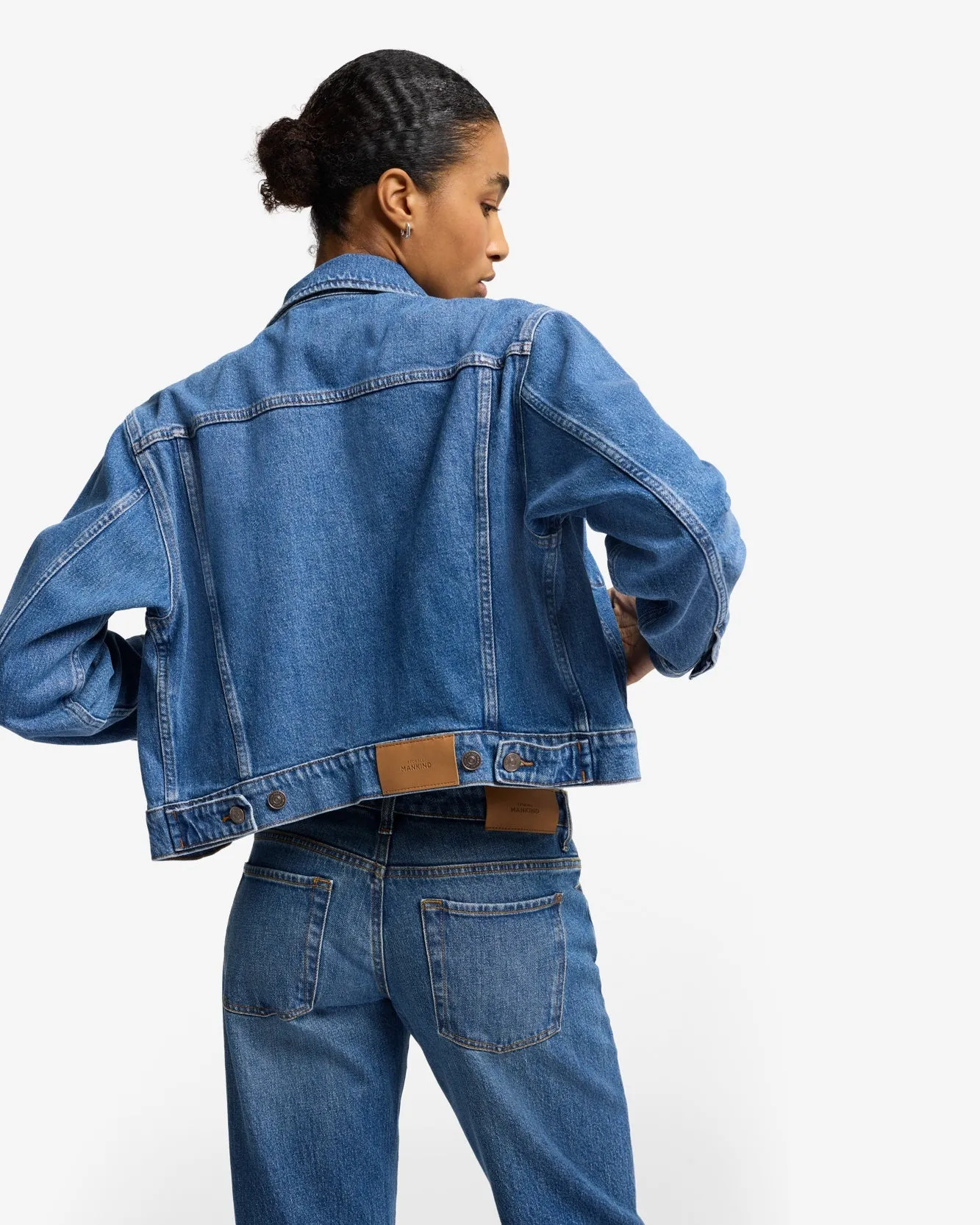 Nellie Denim Jacket in Weekend sold by 7 For All Mankind product image thumbnail 4