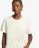 Linen Blend Tee in Ivory sold by 7 For All Mankind