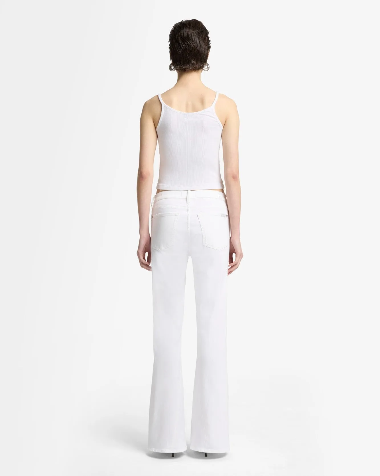 Slim Illusion Twisted Seam Tailorless Dojo in Shell sold by 7 For All Mankind product image thumbnail 5