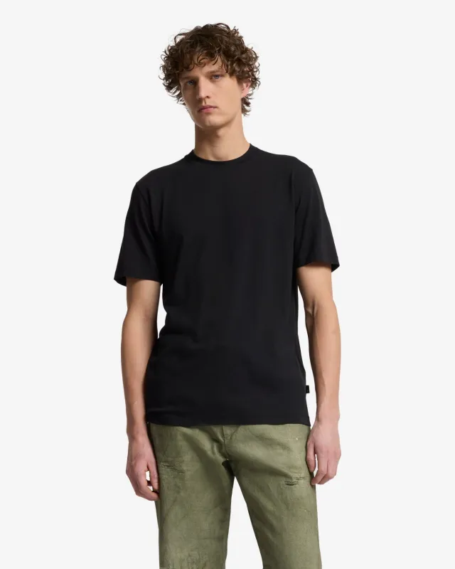 Lyocell Crewneck Tee in Black sold by 7 For All Mankind