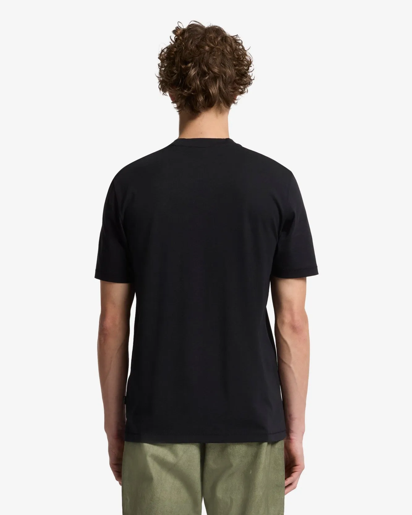 Lyocell Crewneck Tee in Black sold by 7 For All Mankind product image thumbnail 4