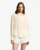 Oversize Button Down Shirt in Ivory sold by 7 For All Mankind