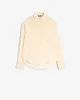 Oversize Button Down Shirt in Ivory sold by 7 For All Mankind