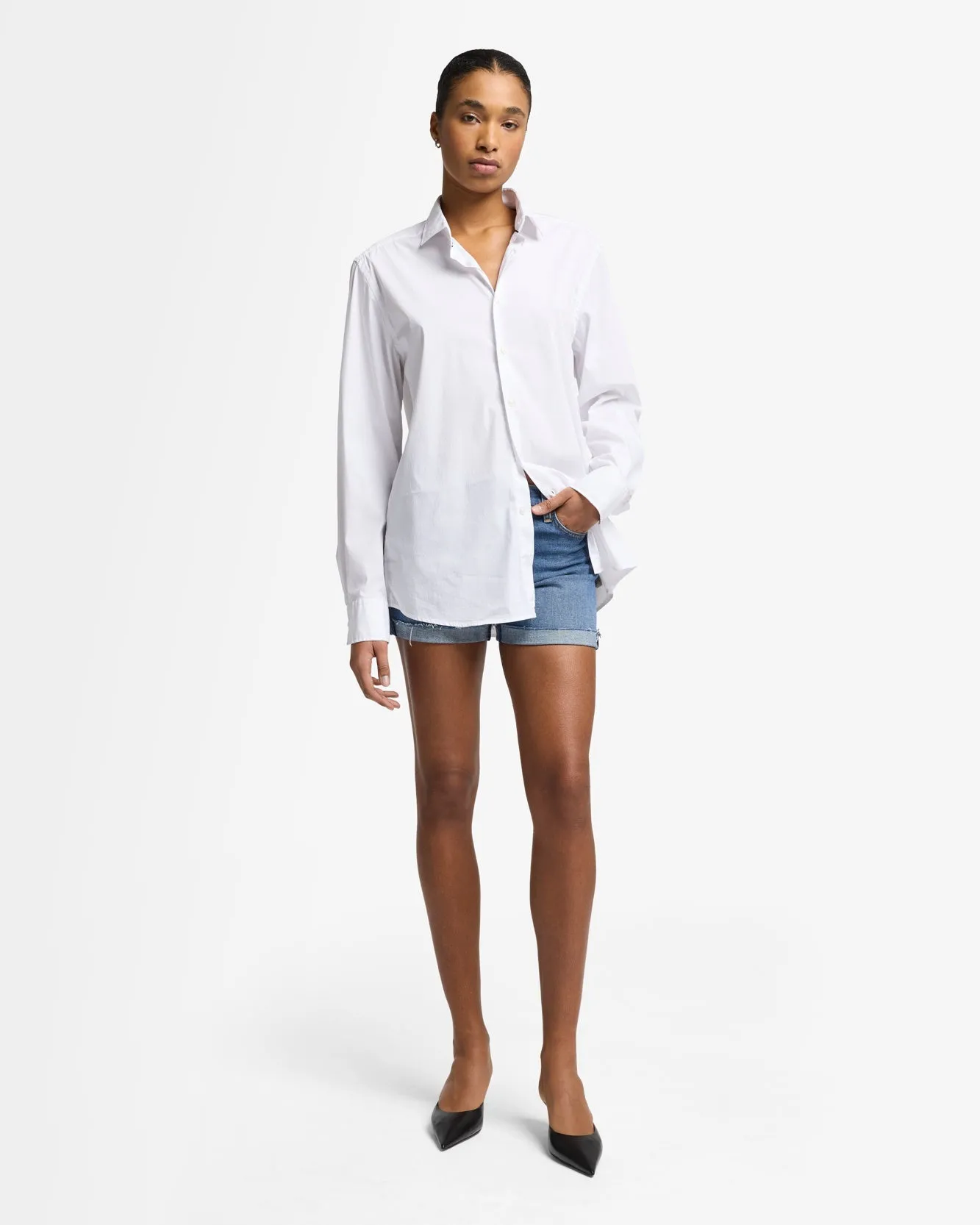Mid Roll Short in Sea sold by 7 For All Mankind product image thumbnail 2