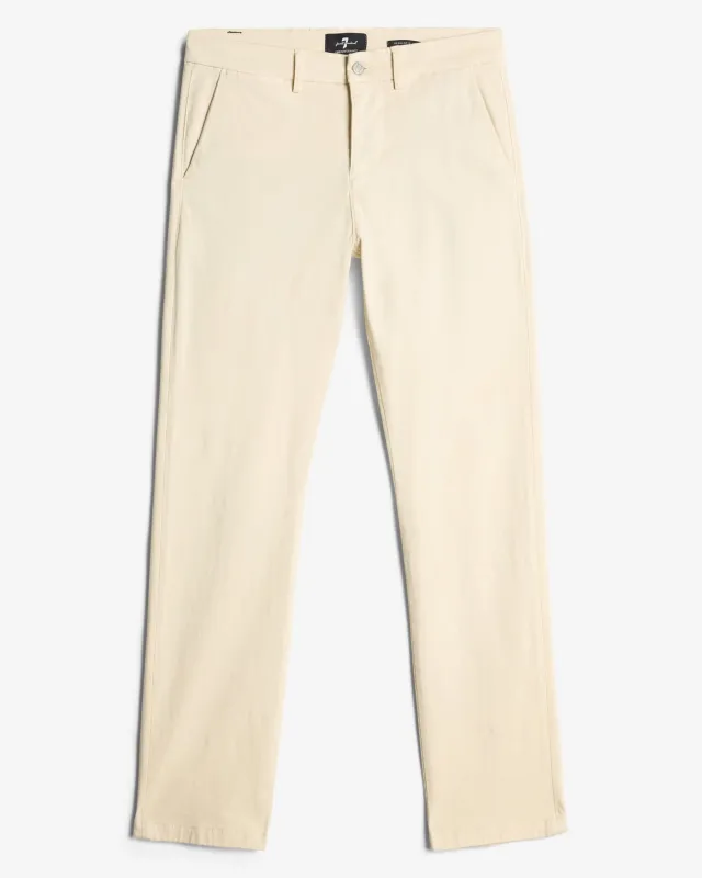 Luxe Performance Slimmy Chino in Natural sold by 7 For All Mankind