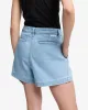 Weightless Pleated Denim Short in Hana sold by 7 For All Mankind