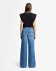 Weightless Wide Leg Denim Pant in Hilo sold by 7 For All Mankind