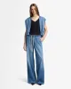 Weightless Wide Leg Denim Pant in Hilo sold by 7 For All Mankind