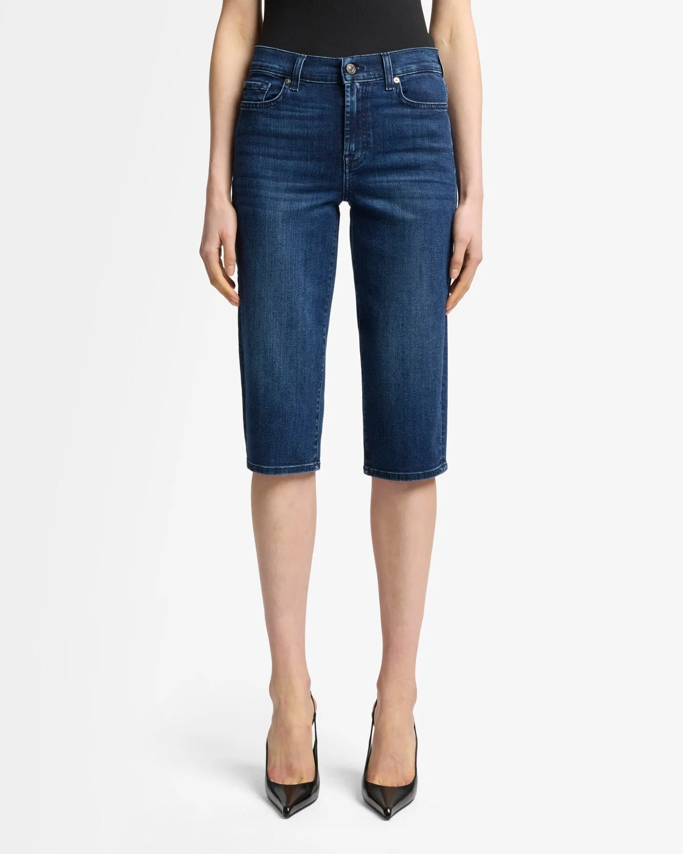 Slim Illusion Capri in Soho Dark sold by 7 For All Mankind product image thumbnail 3