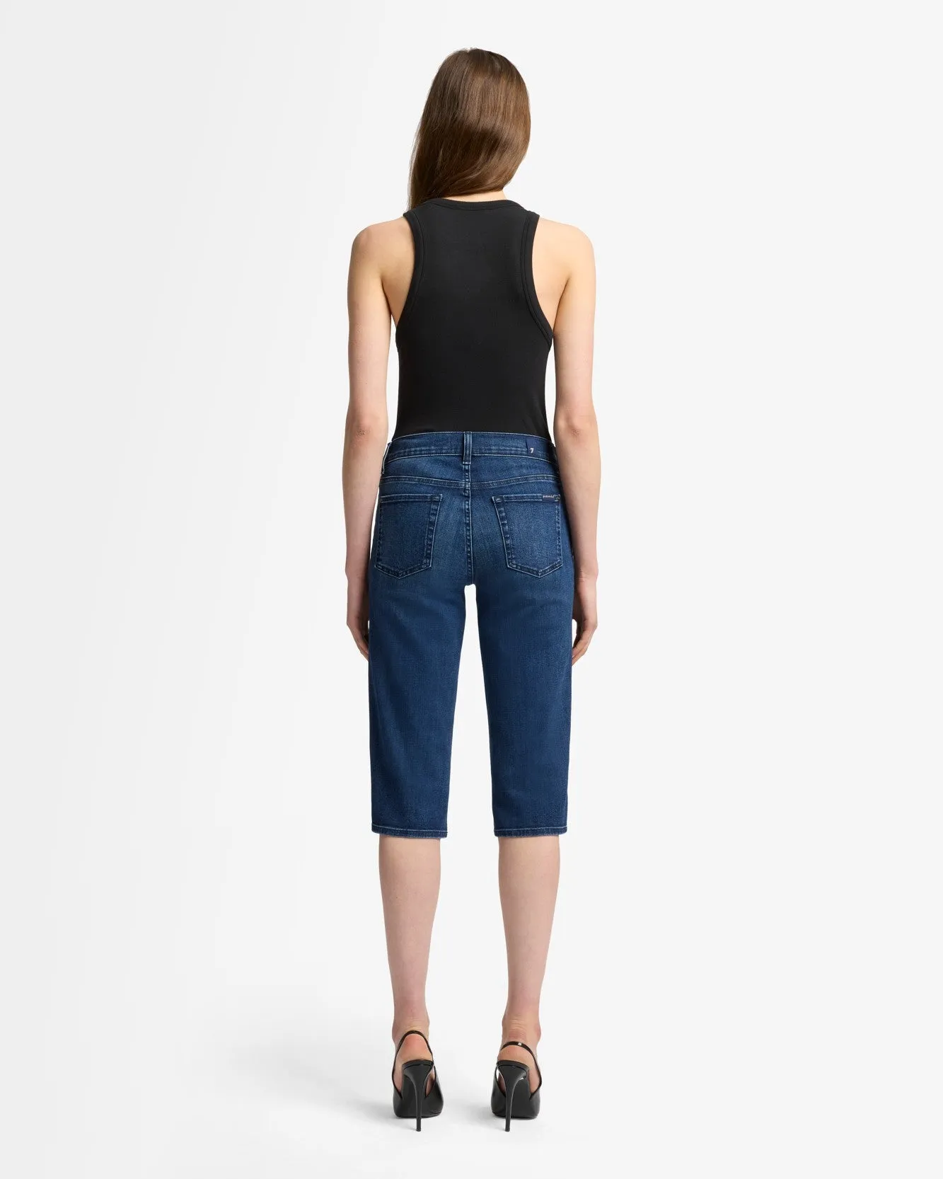 Slim Illusion Capri in Soho Dark sold by 7 For All Mankind product image thumbnail 5