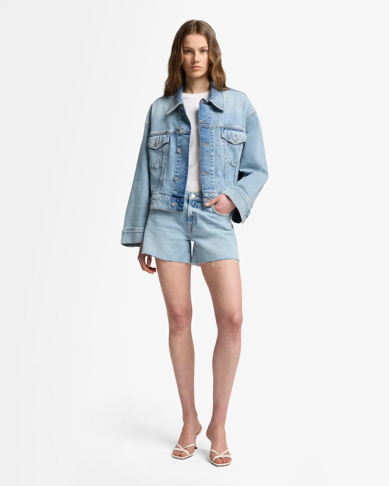 MANKIND Mid Roll Short in Ode To sold by 7 For All Mankind product image thumbnail 2