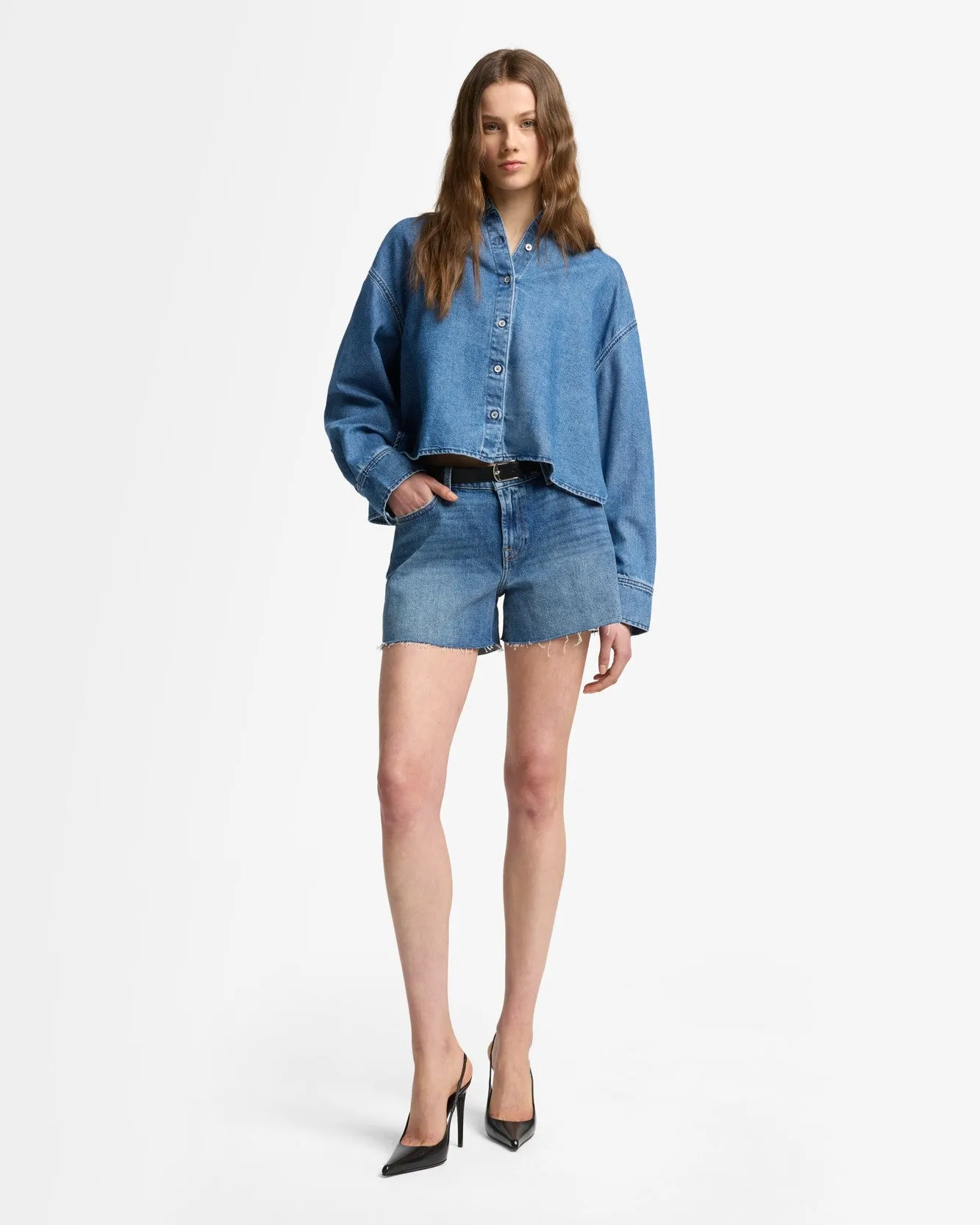 MANKIND Mid Roll Short in Explorer sold by 7 For All Mankind product image thumbnail 2