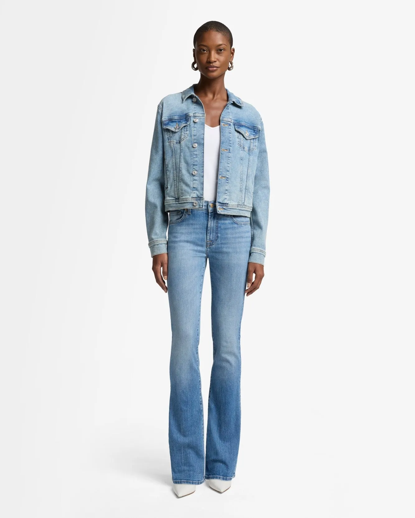 Slim Illusion Bootcut in Pine sold by 7 For All Mankind product image thumbnail 2