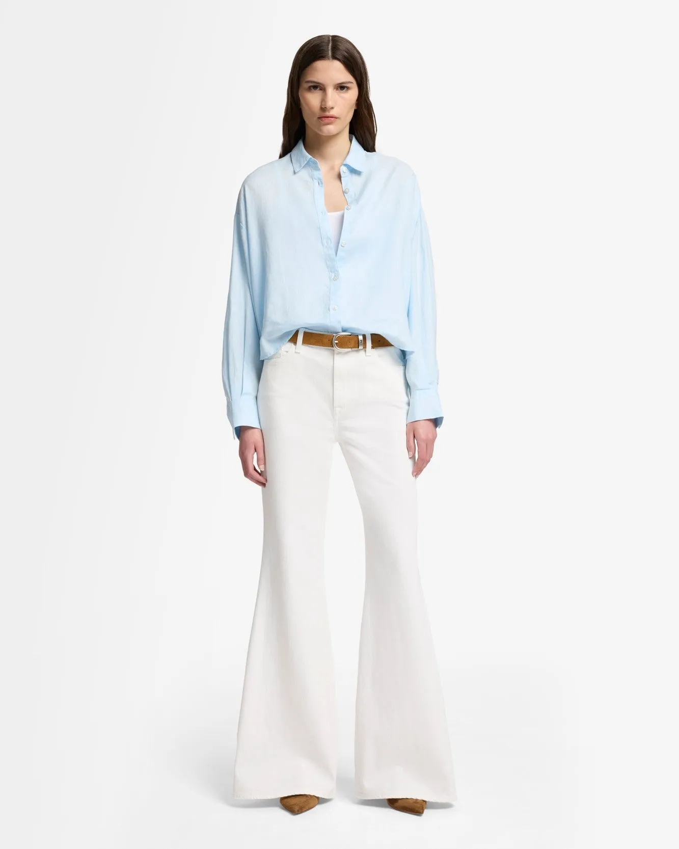 MANKIND Retro Flare in Milky Way sold by 7 For All Mankind product image thumbnail 2