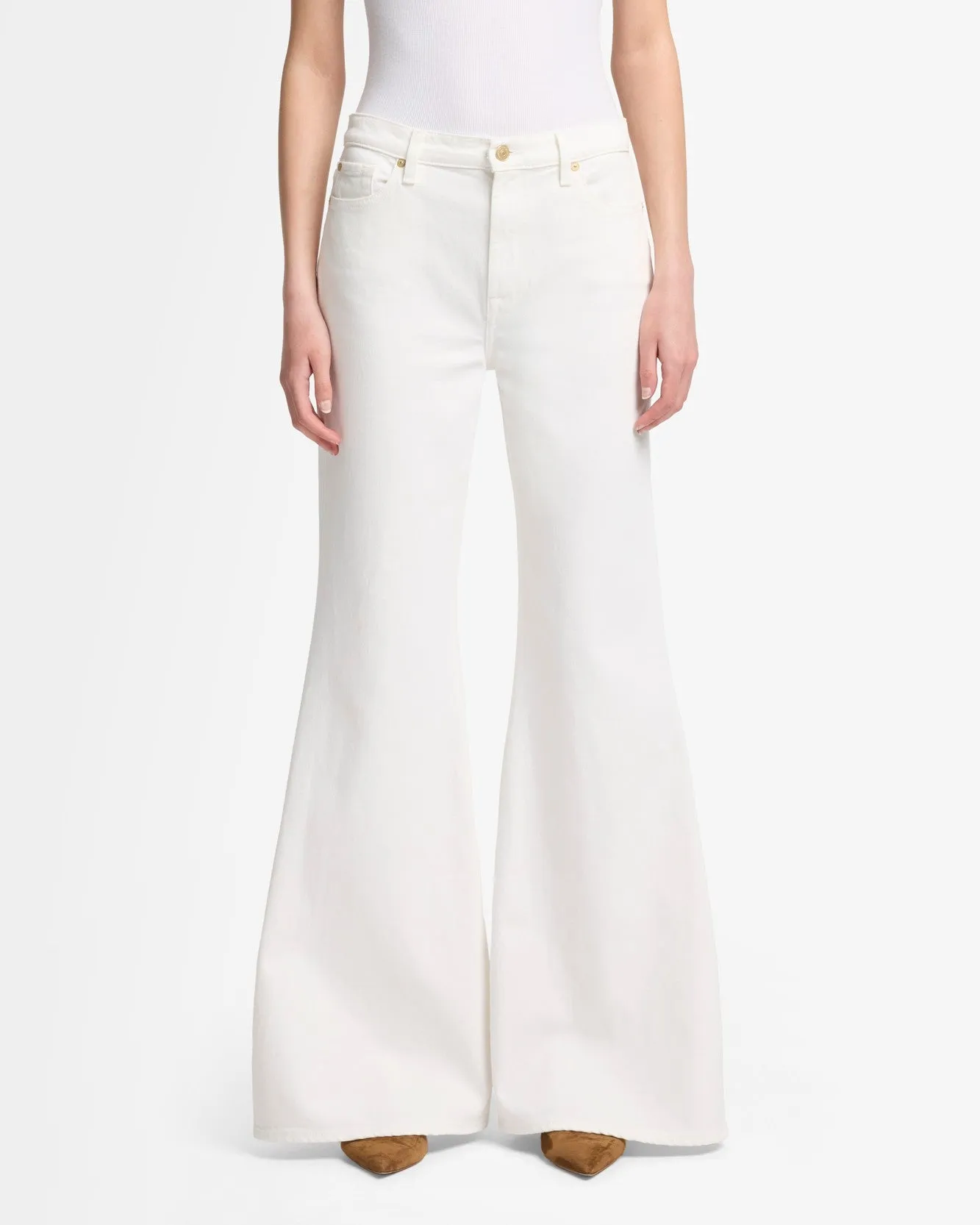 MANKIND Retro Flare in Milky Way sold by 7 For All Mankind product image thumbnail 3