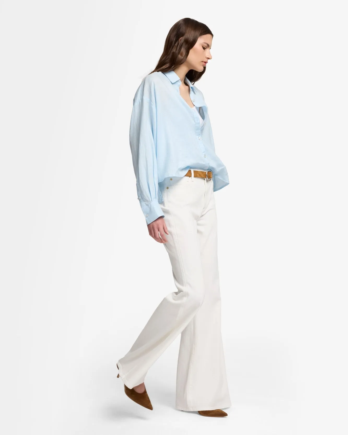 MANKIND Retro Flare in Milky Way sold by 7 For All Mankind product image thumbnail 4