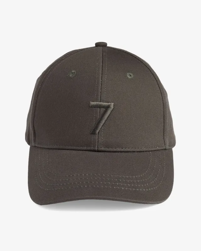 Logo Cap in Army sold by 7 For All Mankind